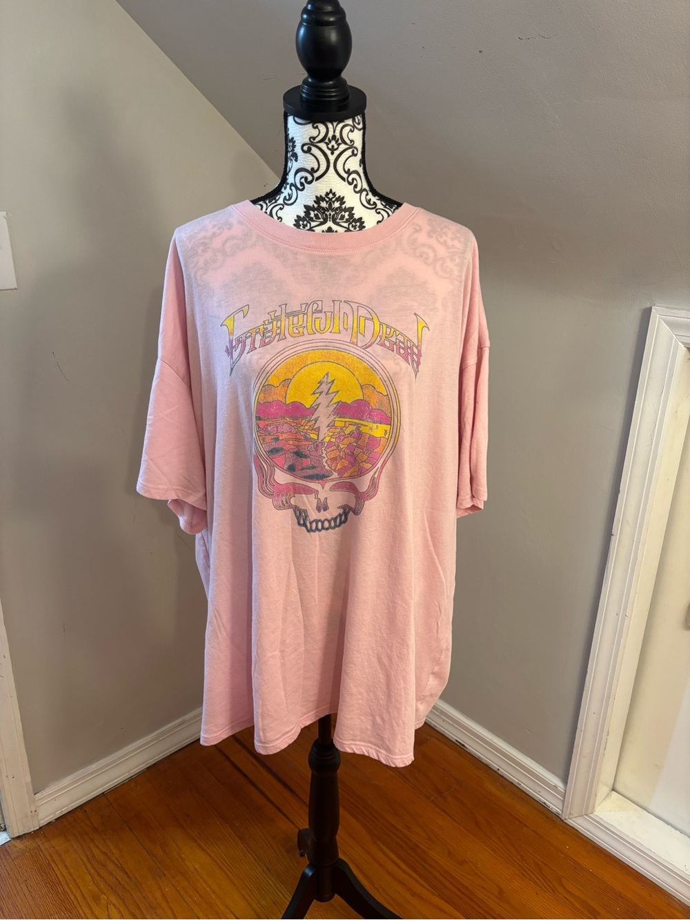 Torrid Grateful Dead Oversized Tee Shirt Size 2 2XL Band Tee psychedelic rock